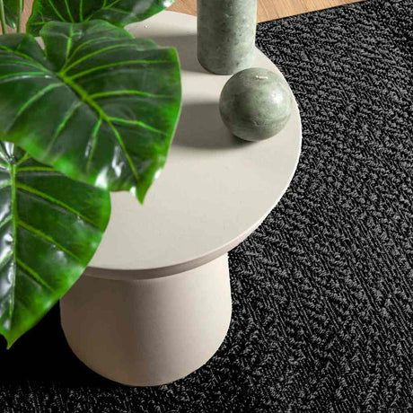 VidaXL rug zizur indoor and outdoor 120x170cm jute look anthracite