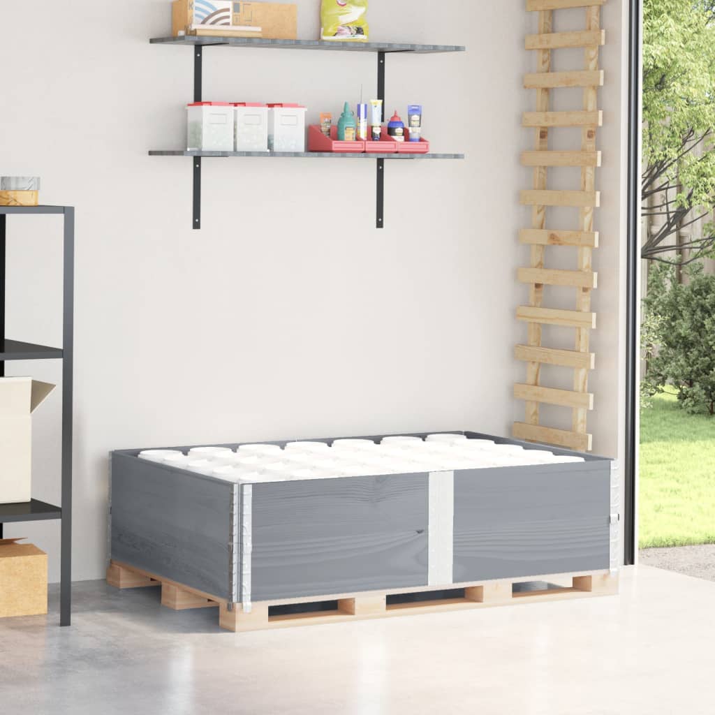 Vidaxx padėklų pratęsimai 2 vnt 150x100 cm pušies masyvo pilka