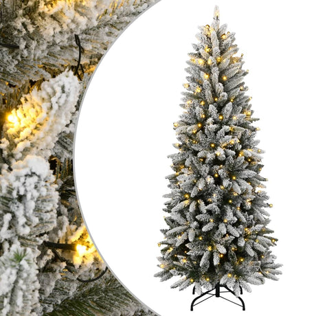 Vidaxx artificial Christmas tree with 150 LEDs and snow 120 cm