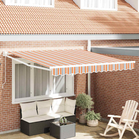 Vidaxl uitschuifbare luifel meerkleurig 300 x 250 x 165 cm