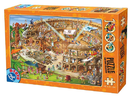 D-toys puzzle - cartoon colosseum in Rome - 1000 pieces