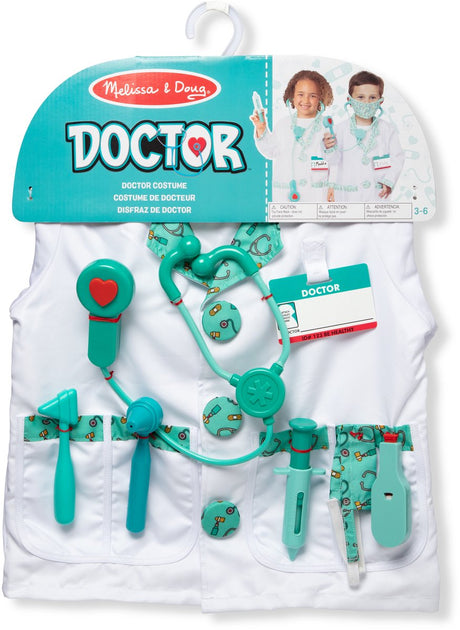 Melissa doug doctor role play costume set