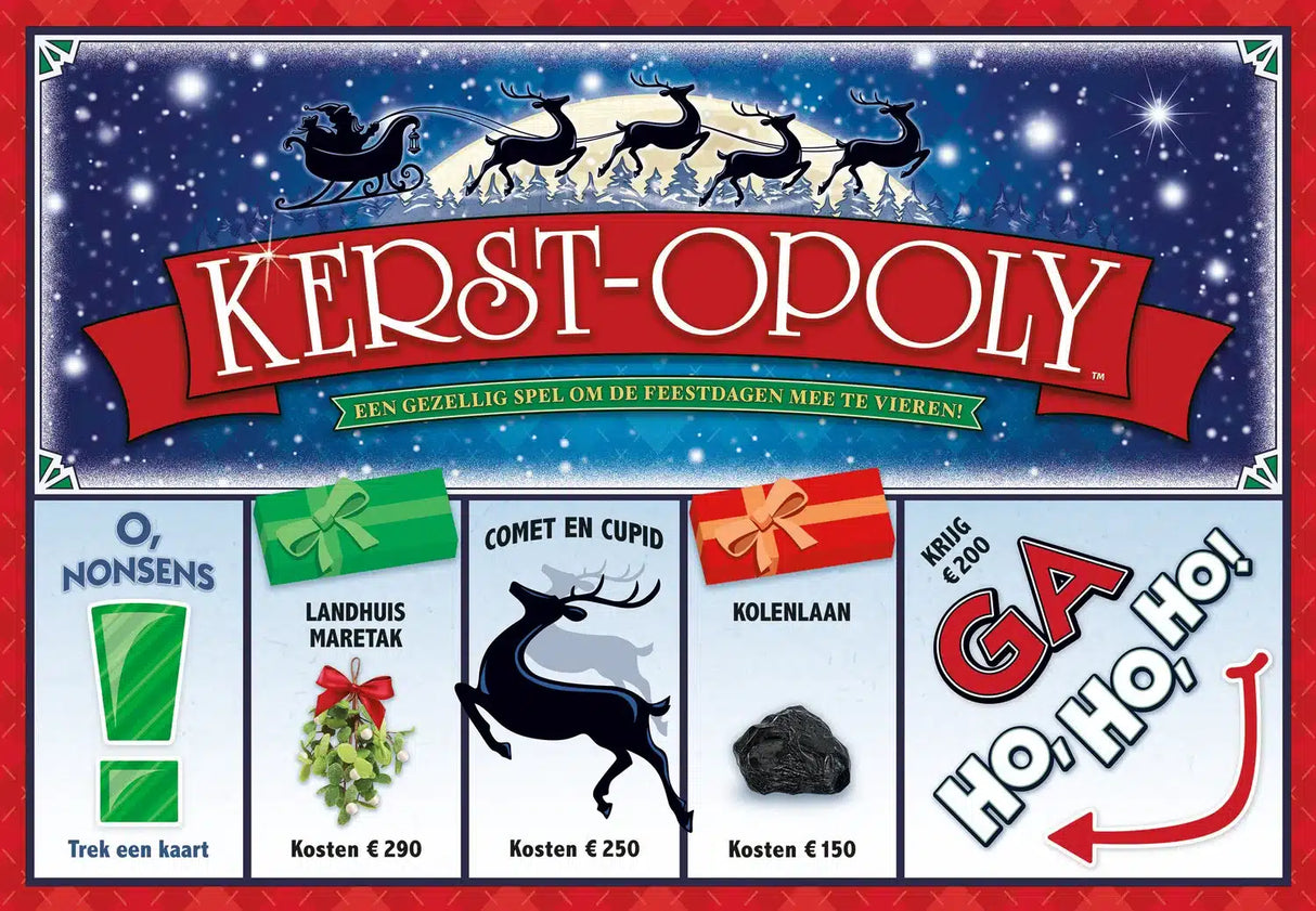 Spousta dárků vánoční opoly