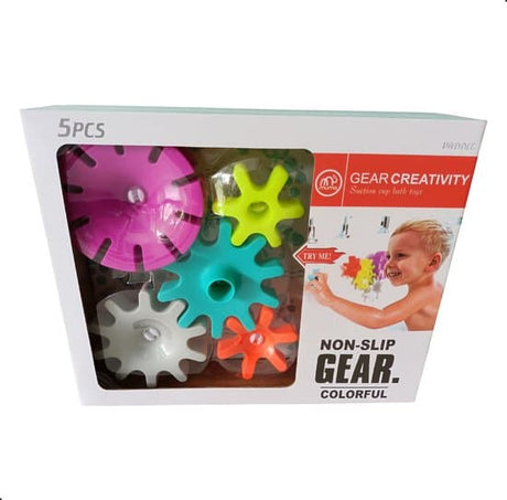 Jonotoys bath toys 5 pieces with gears