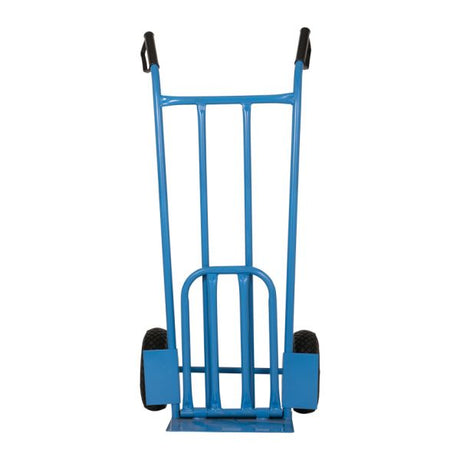 Mm hand truck blue + flap 200 kg.
