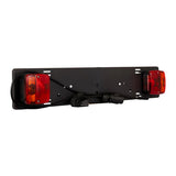 Lighting bar black 0.75 m.7-pin