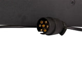 Lighting bar black 0.75 m.7-pin
