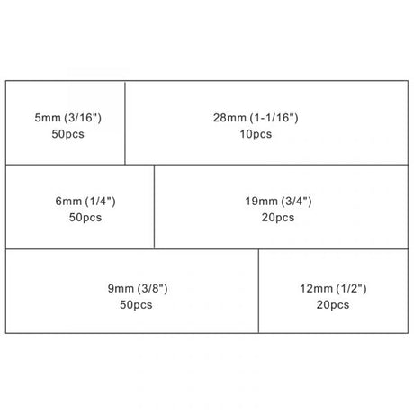 Topgear cable guides ass. 200-piece