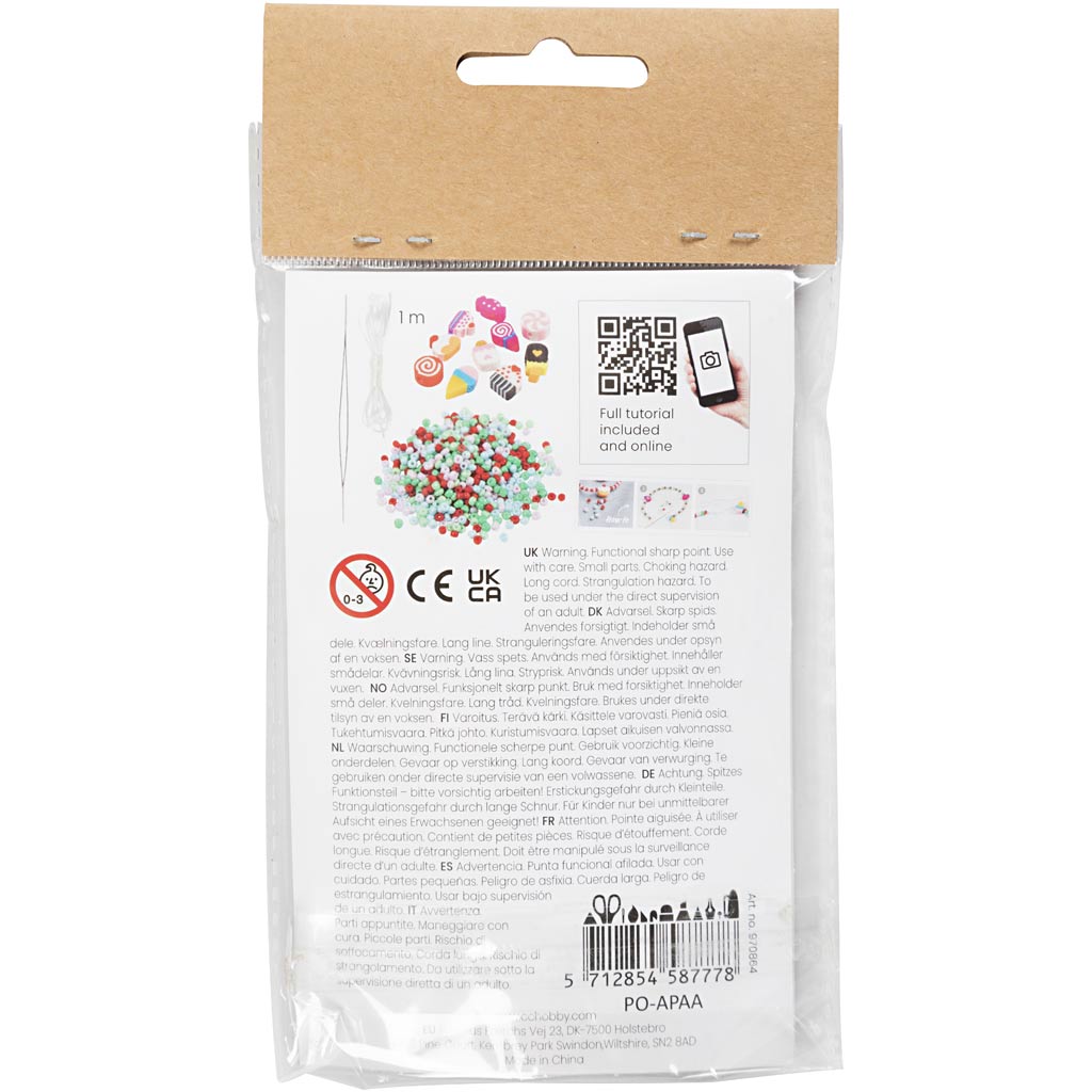Creativ Company mini hobby set elastic bracelet and ring