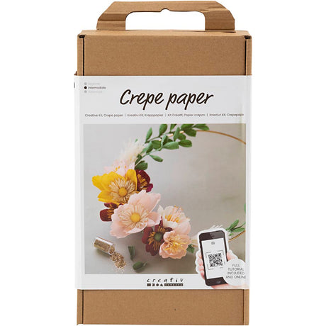 Creativ cég https: www.cchobby.nl hobbyset-crepe-paper-wreath-crepe-ratio-180-1-box