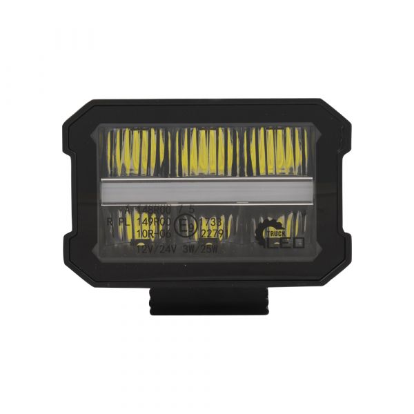 Sram headlight work lamp with position lamp