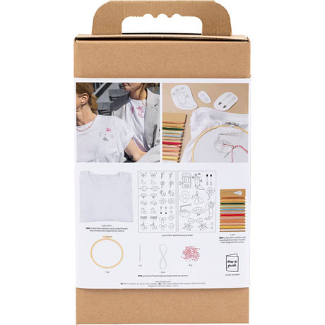 Creativ company https: www.cchobby.nl hobbyset-embroidery-t-shirt-white-1-box