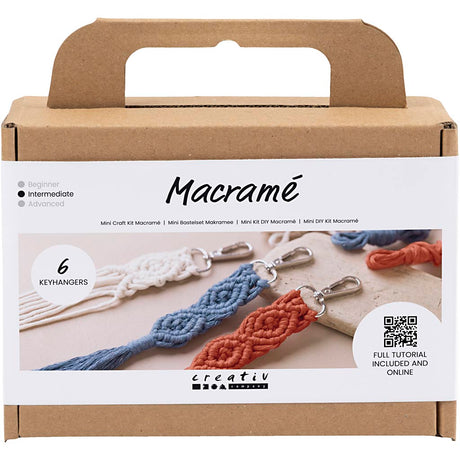 Creativ Company Mini Hobby Set Macramé Keychains