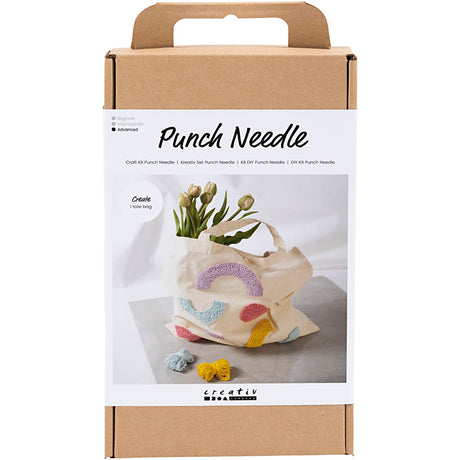 Creative Company Hobby Set Punch Needle Decorate Tote Bag