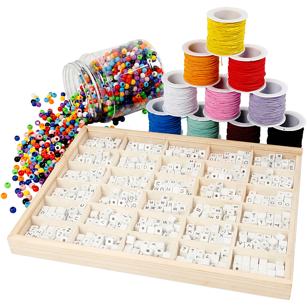 Creativ Company Letter Perles Faire des bracelets