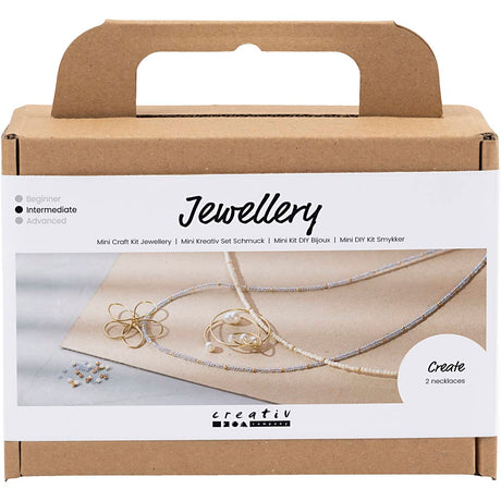 Creativ company https: www.cchobby.nl mini-hobbyset-jewelry-necklace-with-pendant-with-metal-wire-gold-plated-1-box
