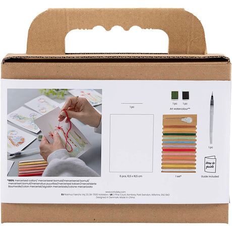 Creativ company https: www.cchobby.nl mini-hobbyset-embroidery-paintings-with-embroidery-various-colors-1-box