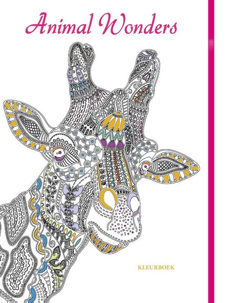 Livre de coloriage des éditeurs Rebo : merveilles animales adulte