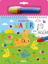 Coloring balloon with water: cute animals. 3+