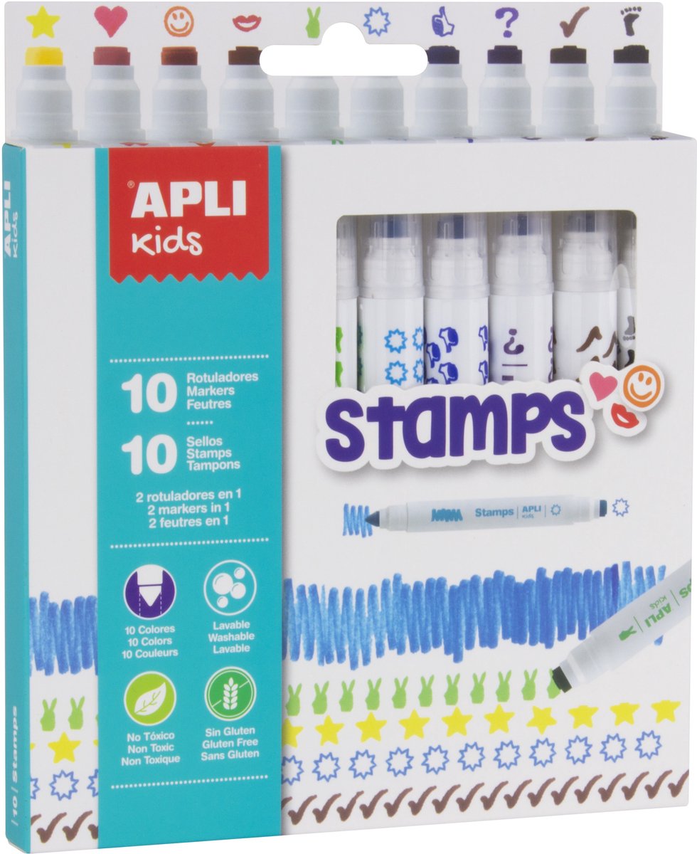 Apli kids apli stamp markers 10 u.
