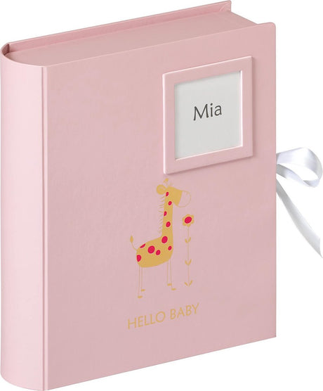 Walther design - baby animal - baby bewaardoos - 24,5 x 27 x 7 cm - roze