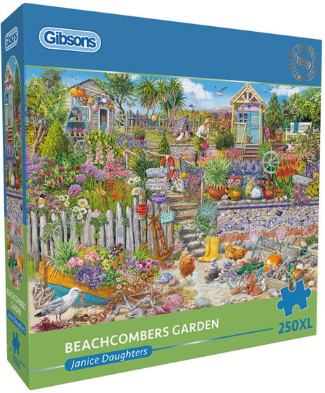 Gibsons puzzle beachcomber's garden 250xl - extra large pieces.