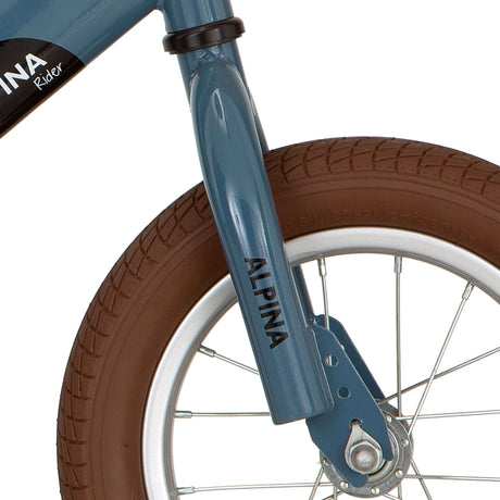 Alpina front fork balance bike stone blue