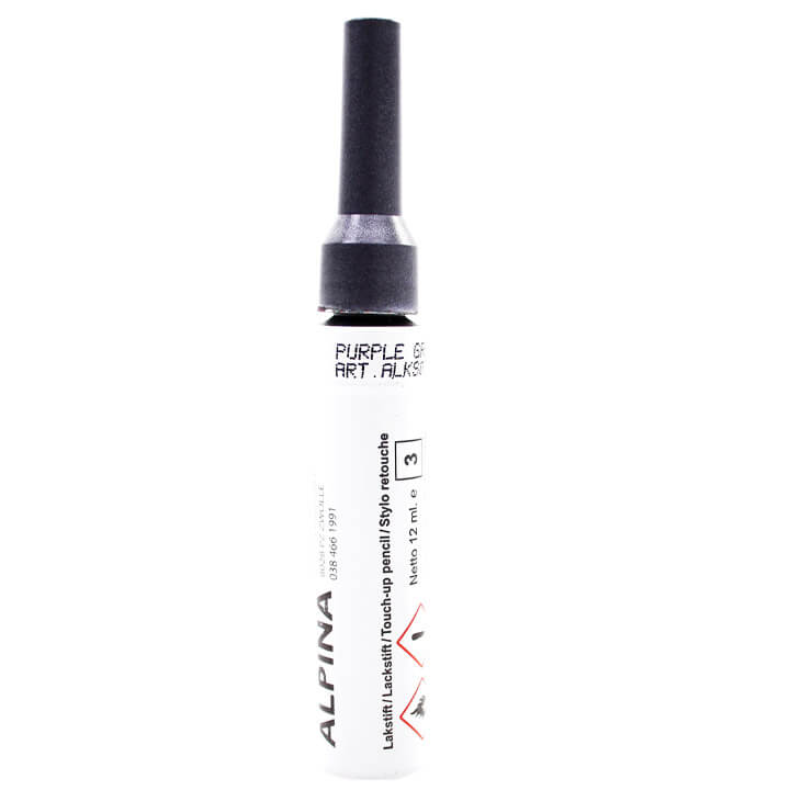 Alpina paint pen purple gray pms8225