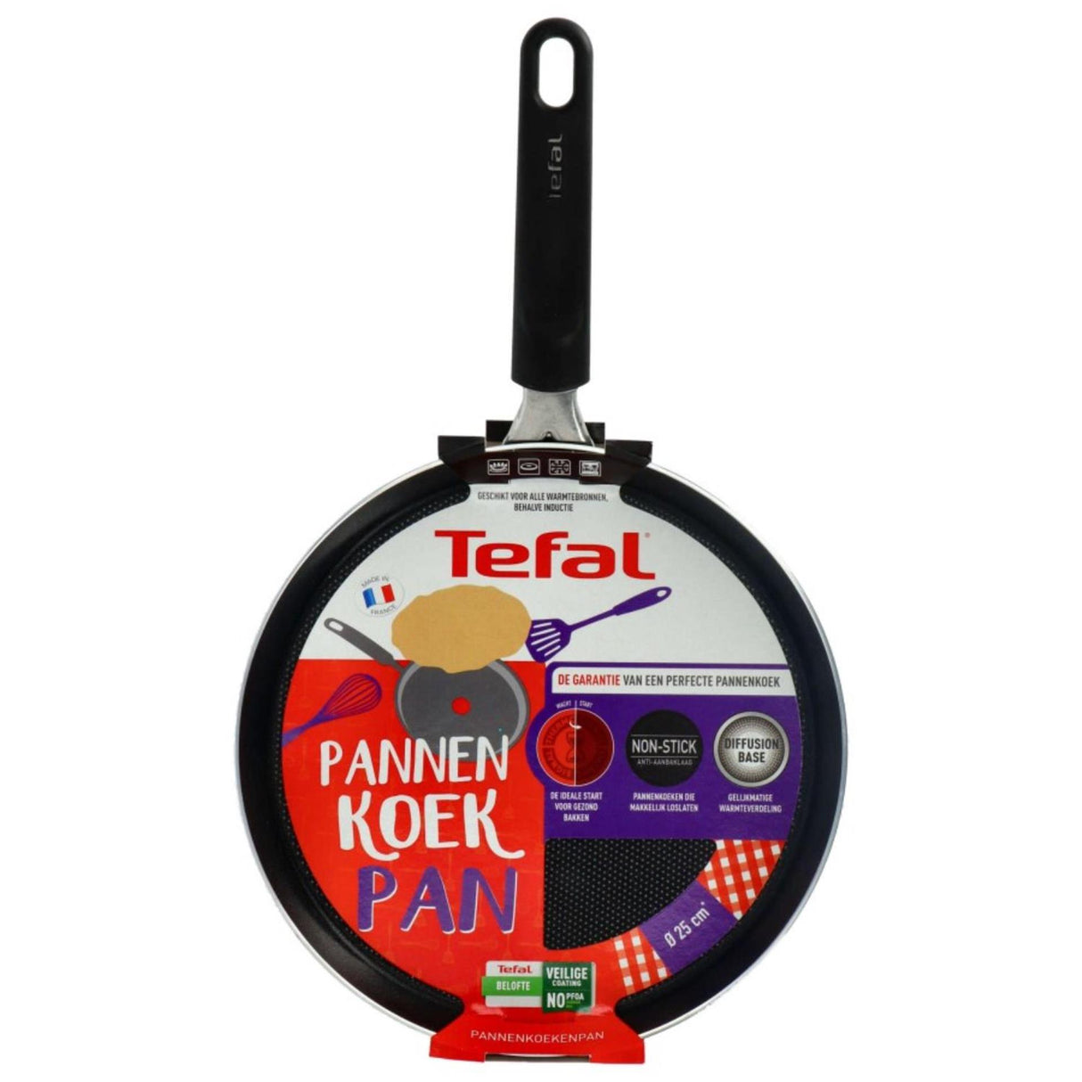 Tefal simplicity+ - pancake pan - ø25 cm (not for induction)