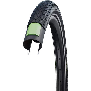 Maratona verde de pneu Schwalbe 28x1,50 (40-622) preto