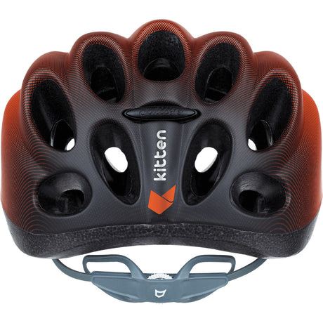 Kattliknande barnhjälm kattunge storlek s 52-55cm orange