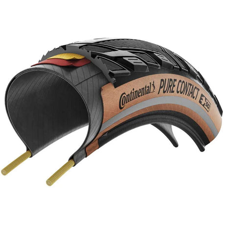 Continental folding tire pure contact 50-622 black brown