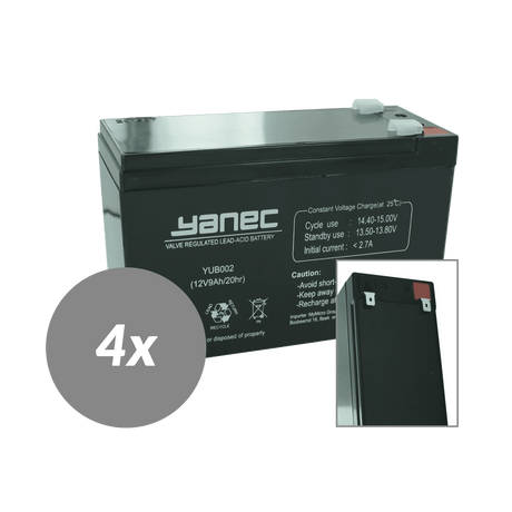 Yanec ups battery replacement set rbc59 (excl. cables)