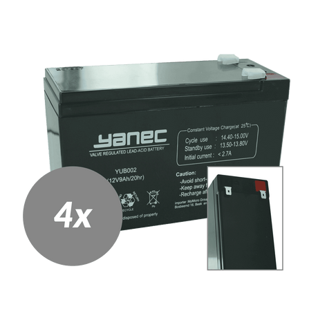 Yanec ups battery replacement set rbc107 (excl. cables)