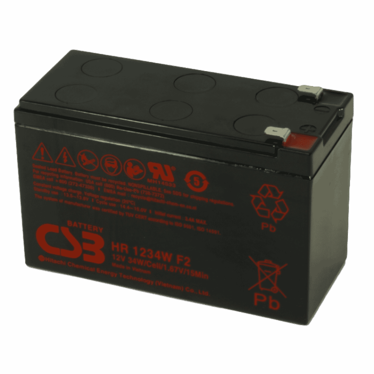 Csb ups battery replacement set rbc17