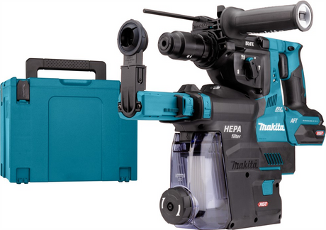 Makita hr004gz02 40v max Kombinatioun Hammer | sds-plus | ouni Batterien an Ladegeräter, an mbox mat Stëbs Extraktioun - hr004gz02