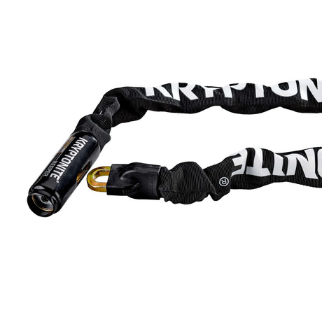 Kryptonite keeper 785 kedja med integrerat lås - cykelkedjelås - cykellås med kedja för elcykel - 85 cm - stål - svart