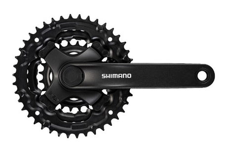 Shimano crankset Tourney CG triple 24-34-42 175mm black. -4mm