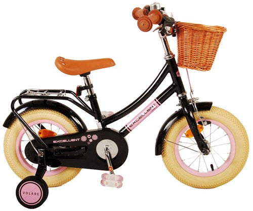 Volare excellent children's bicycle - girls - 12 inches - black