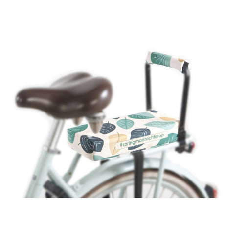 Buzaglo not wrong seat cushion for luggage carrier vegan print