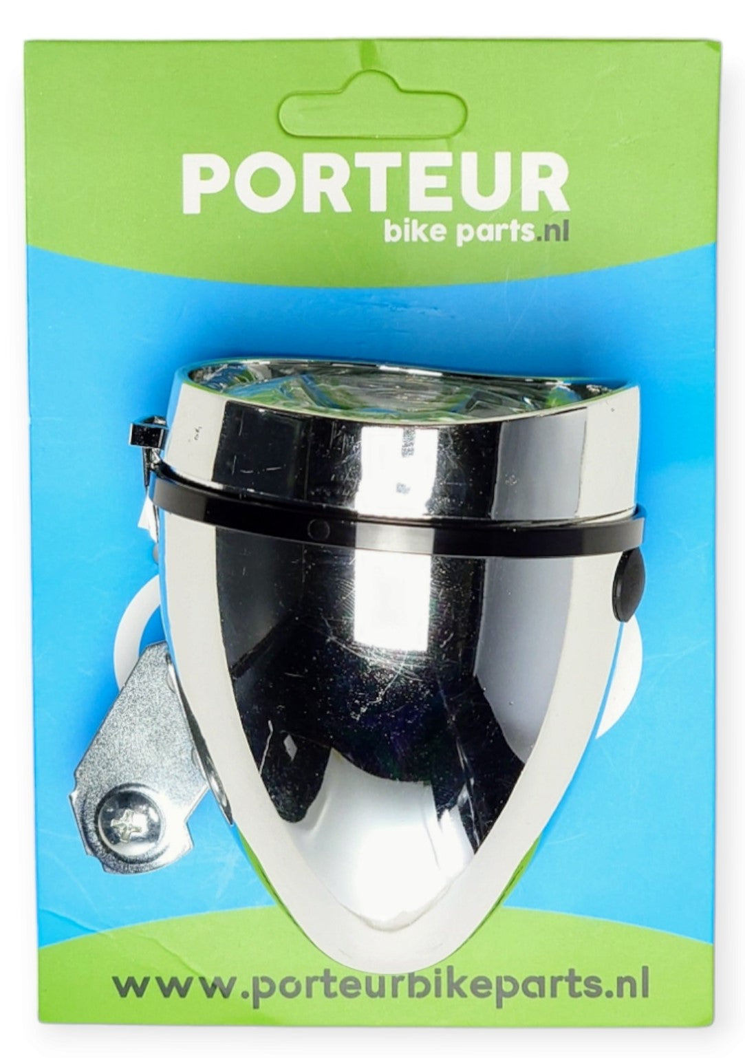 Porteur headlight retro chrome