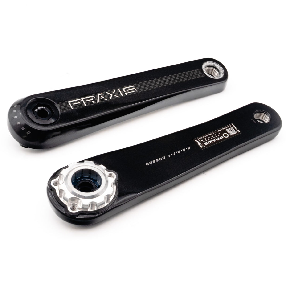 Praxis crankset e-race tq-hpr40 carbon 165mm