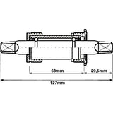 Thun kinex bottom bracket keyless bsa 127mm