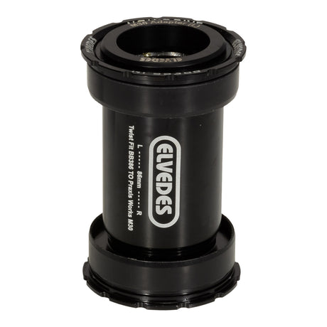 Twist fit bottom bracket Elvedes for BB386 Praxis road MTB 46 x 86 mm