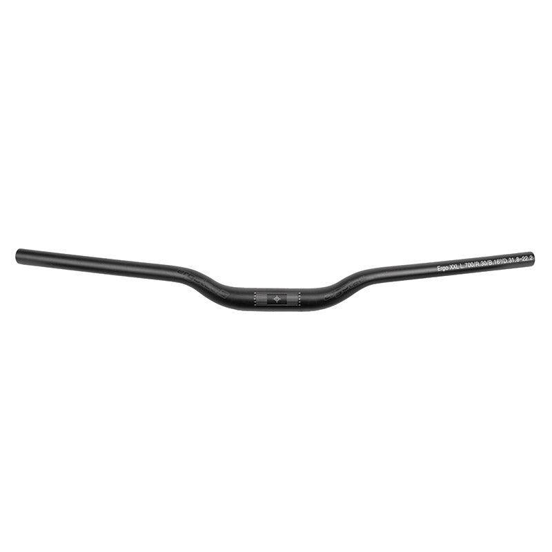 Ergotec handlebar ergo s 31.8 620mm matt black