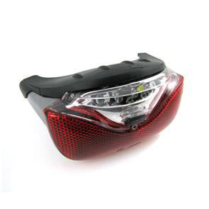 rear light Gazelle Powervision LED batteries gray black