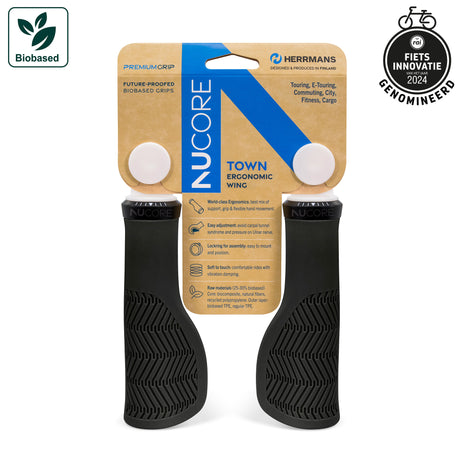 Conjunto de alças Herrmans nucore town wave 130 130mm preto