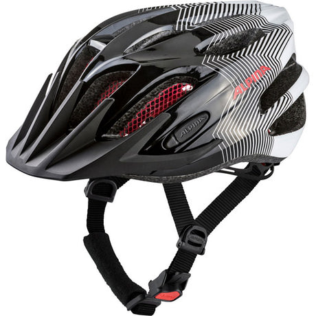 Kask sportowy dziecięcy Alpina fb jr. 2.0 50-55 czarny biały czerwony