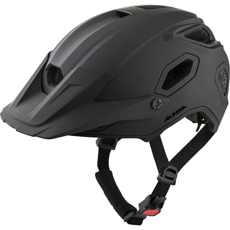 Sportowy kask mtb Alpina Comox 52-57 w kolorze czarnym matowym