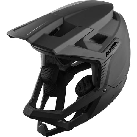 Sportowy kask mtb Alpina Roca 61-63 w kolorze czarnym matowym